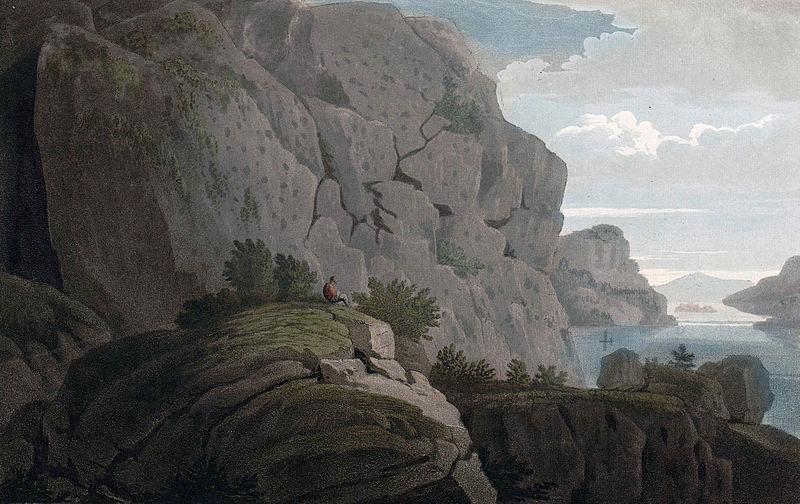 John William Edy Rocks in Heliesund France oil painting art